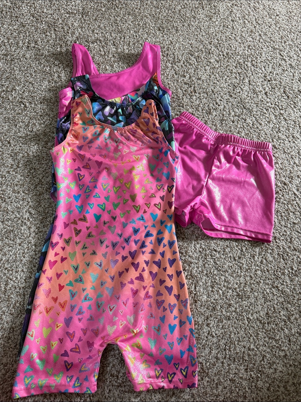 Multiple girls leotards